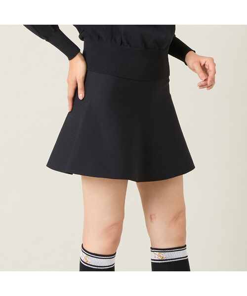 NS23 par Nissa Golf / エヌエス23・パー・ニッサゴルフ ミニ・ひざ丈スカート | 【レディース】ニットフレアスカート | 詳細5