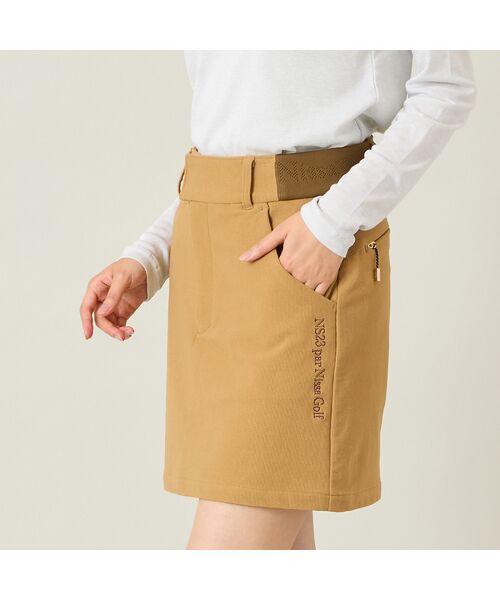 NS23 par Nissa Golf / エヌエス23・パー・ニッサゴルフ ミニ・ひざ丈スカート | 【レディース】コーデュロイ裏起毛スカート | 詳細1