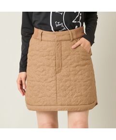NS23 par Nissa Golf / エヌエス23・パー・ニッサゴルフ ミニ・ひざ丈スカート | 【レディース】ロゴキルティング中綿スカート