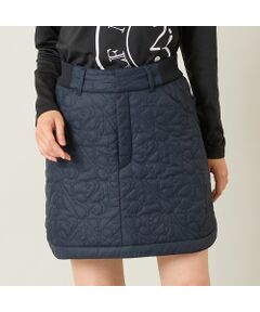 NS23 par Nissa Golf / エヌエス23・パー・ニッサゴルフ ミニ・ひざ丈スカート | 【レディース】ロゴキルティング中綿スカート