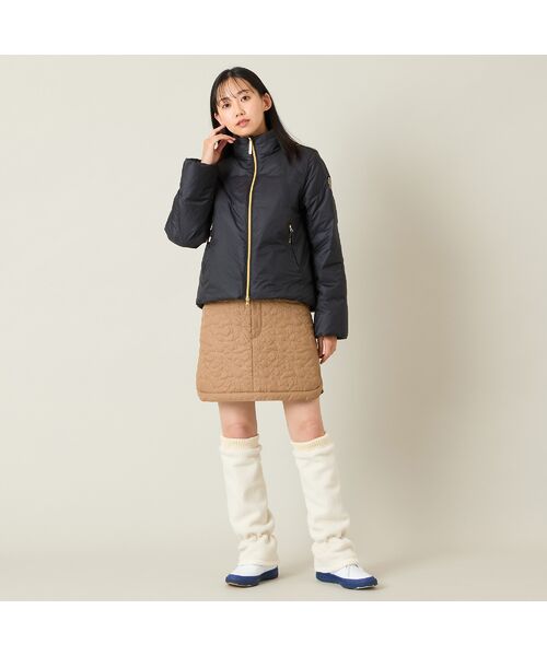 NS23 par Nissa Golf / エヌエス23・パー・ニッサゴルフ ミニ・ひざ丈スカート | 【レディース】ロゴキルティング中綿スカート | 詳細10