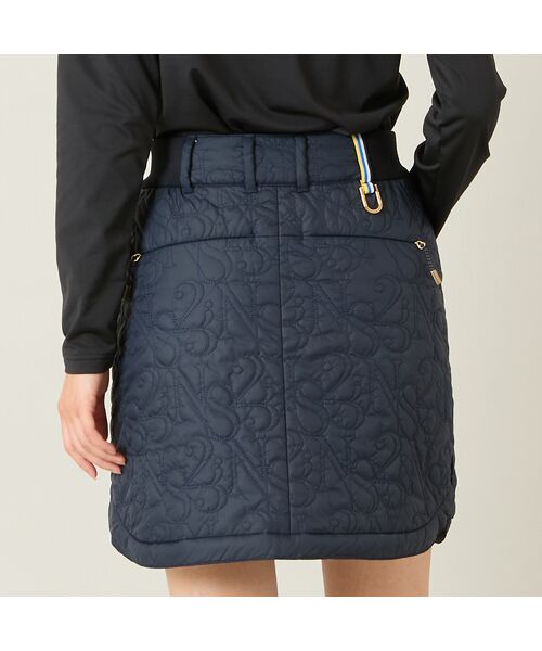 NS23 par Nissa Golf / エヌエス23・パー・ニッサゴルフ ミニ・ひざ丈スカート | 【レディース】ロゴキルティング中綿スカート | 詳細14