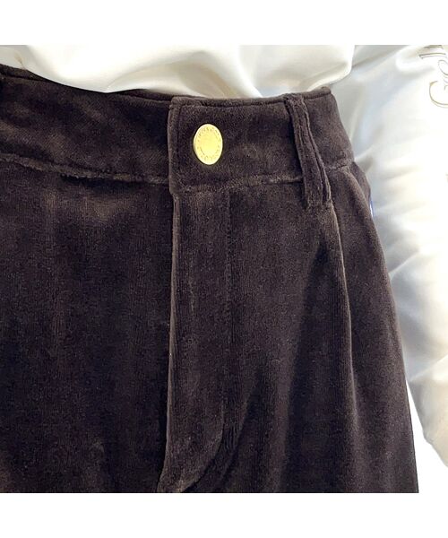 NS23 par Nissa Golf / エヌエス23・パー・ニッサゴルフ ショート・ハーフ・半端丈パンツ | 【レディース】ヘビーベロアショートパンツ | 詳細3