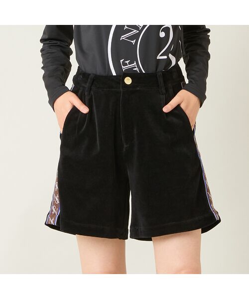 NS23 par Nissa Golf / エヌエス23・パー・ニッサゴルフ ショート・ハーフ・半端丈パンツ | 【レディース】ヘビーベロアショートパンツ | 詳細5