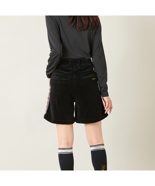 NS23 par Nissa Golf / エヌエス23・パー・ニッサゴルフ ショート・ハーフ・半端丈パンツ | 【レディース】ヘビーベロアショートパンツ | 詳細8