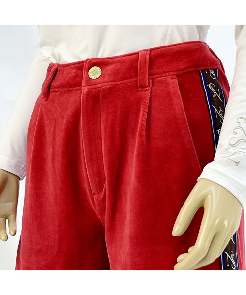 NS23 par Nissa Golf / エヌエス23・パー・ニッサゴルフ ショート・ハーフ・半端丈パンツ | 【レディース】ヘビーベロアショートパンツ | 詳細10