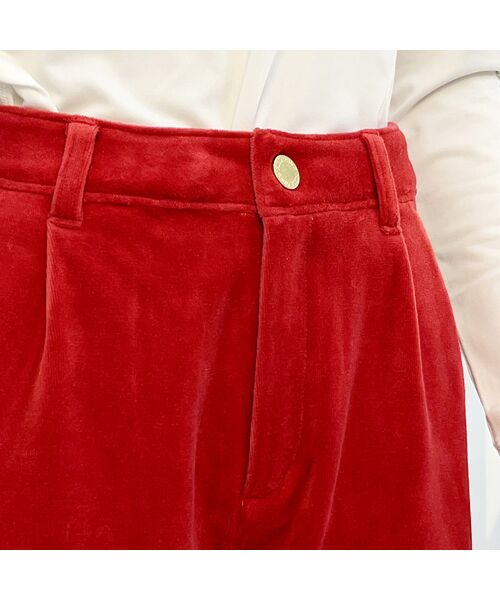 NS23 par Nissa Golf / エヌエス23・パー・ニッサゴルフ ショート・ハーフ・半端丈パンツ | 【レディース】ヘビーベロアショートパンツ | 詳細12