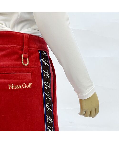 NS23 par Nissa Golf / エヌエス23・パー・ニッサゴルフ ショート・ハーフ・半端丈パンツ | 【レディース】ヘビーベロアショートパンツ | 詳細13