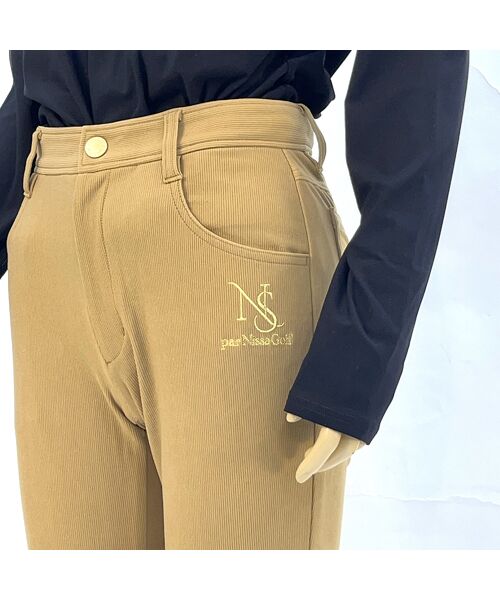 NS23 par Nissa Golf / エヌエス23・パー・ニッサゴルフ その他パンツ | 【レディース】コーデュロイ裏起毛パンツ | 詳細1