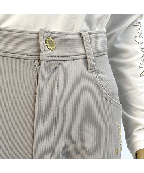NS23 par Nissa Golf / エヌエス23・パー・ニッサゴルフ その他パンツ | 【レディース】コーデュロイ裏起毛パンツ | 詳細7