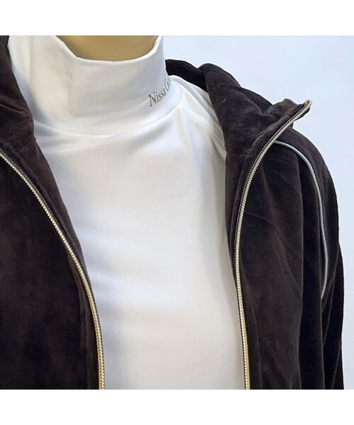 NS23 par Nissa Golf / エヌエス23・パー・ニッサゴルフ ブルゾン | 【レディース】ヘビーベロアブルゾン | 詳細3