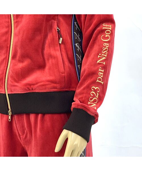 NS23 par Nissa Golf / エヌエス23・パー・ニッサゴルフ ブルゾン | 【レディース】ヘビーベロアブルゾン | 詳細8