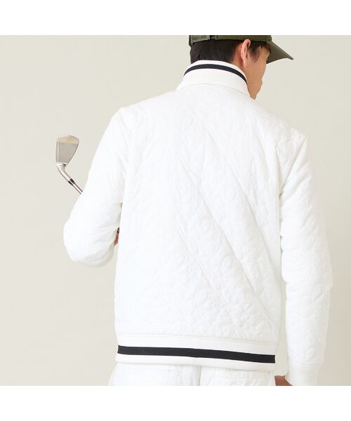 NS23 par Nissa Golf / エヌエス23・パー・ニッサゴルフ ブルゾン | 【メンズ】ロゴキルティング中綿ブルゾン | 詳細4