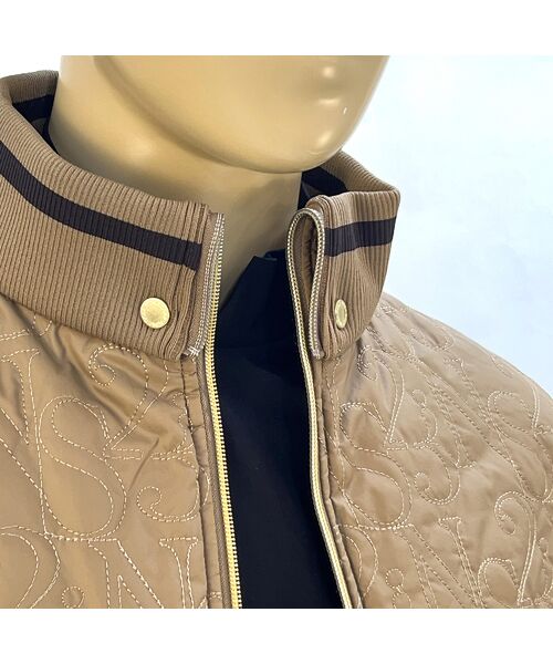 NS23 par Nissa Golf / エヌエス23・パー・ニッサゴルフ ブルゾン | 【メンズ】ロゴキルティング中綿ブルゾン | 詳細9