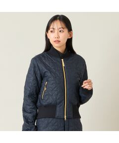 NS23 par Nissa Golf / エヌエス23・パー・ニッサゴルフ ブルゾン | 【レディース】ロゴキルティング中綿ブルゾン