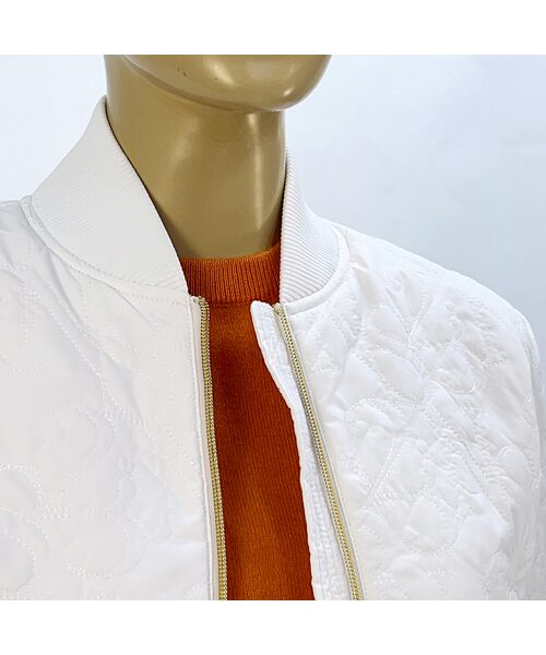 NS23 par Nissa Golf / エヌエス23・パー・ニッサゴルフ ブルゾン | 【レディース】ロゴキルティング中綿ブルゾン | 詳細4