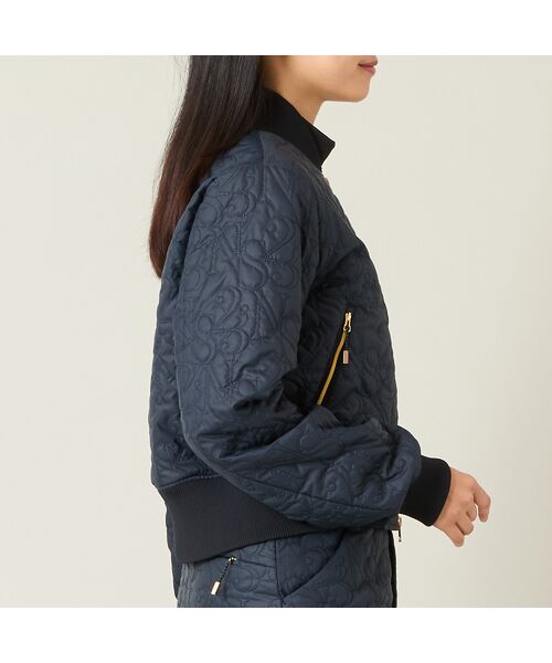 NS23 par Nissa Golf / エヌエス23・パー・ニッサゴルフ ブルゾン | 【レディース】ロゴキルティング中綿ブルゾン | 詳細12