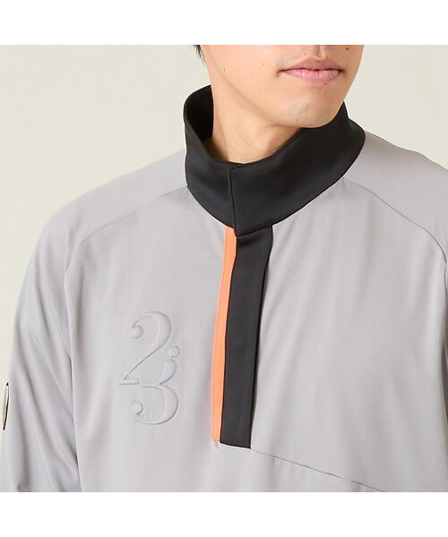 NS23 par Nissa Golf / エヌエス23・パー・ニッサゴルフ カットソー | 【メンズ】アドエルムモックネックインナー | 詳細1