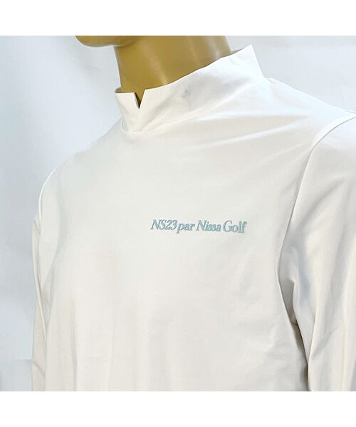 NS23 par Nissa Golf / エヌエス23・パー・ニッサゴルフ カットソー | 【メンズ】長袖モックネック | 詳細1