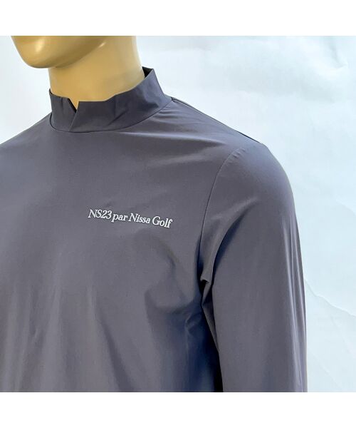 NS23 par Nissa Golf / エヌエス23・パー・ニッサゴルフ カットソー | 【メンズ】長袖モックネック | 詳細5