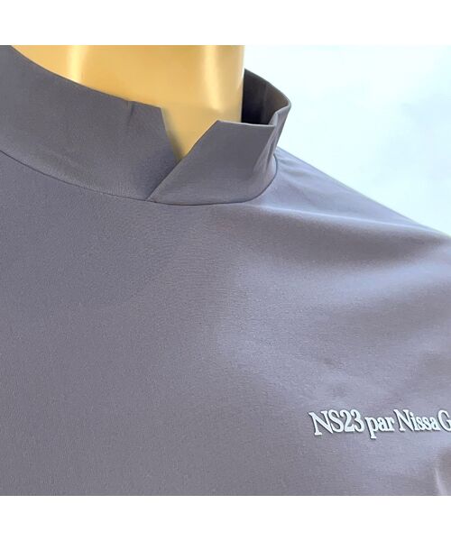 NS23 par Nissa Golf / エヌエス23・パー・ニッサゴルフ カットソー | 【メンズ】長袖モックネック | 詳細7