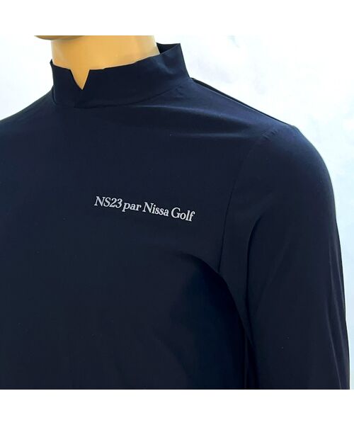 NS23 par Nissa Golf / エヌエス23・パー・ニッサゴルフ カットソー | 【メンズ】長袖モックネック | 詳細9