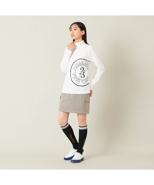 NS23 par Nissa Golf / エヌエス23・パー・ニッサゴルフ カットソー | 【レディース】アドエルム長袖タートルネック | 詳細3