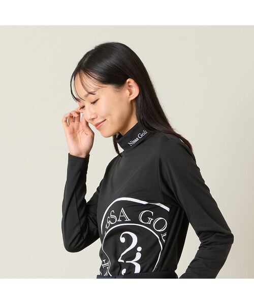 NS23 par Nissa Golf / エヌエス23・パー・ニッサゴルフ カットソー | 【レディース】アドエルム長袖タートルネック | 詳細4