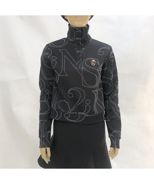 NS23 par Nissa Golf / エヌエス23・パー・ニッサゴルフ カットソー | 【レディース】フロッキープリントハイネックカットソー | 詳細4