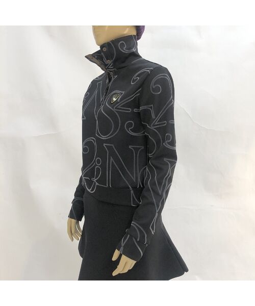 NS23 par Nissa Golf / エヌエス23・パー・ニッサゴルフ カットソー | 【レディース】フロッキープリントハイネックカットソー | 詳細6