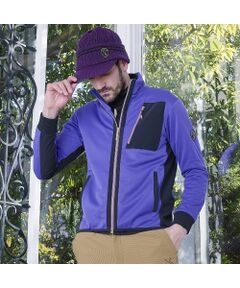 NS23 par Nissa Golf / エヌエス23・パー・ニッサゴルフ その他トップス | 【メンズ】WarmdArt裏フリース×ナイロン布帛ジップアップスウェット