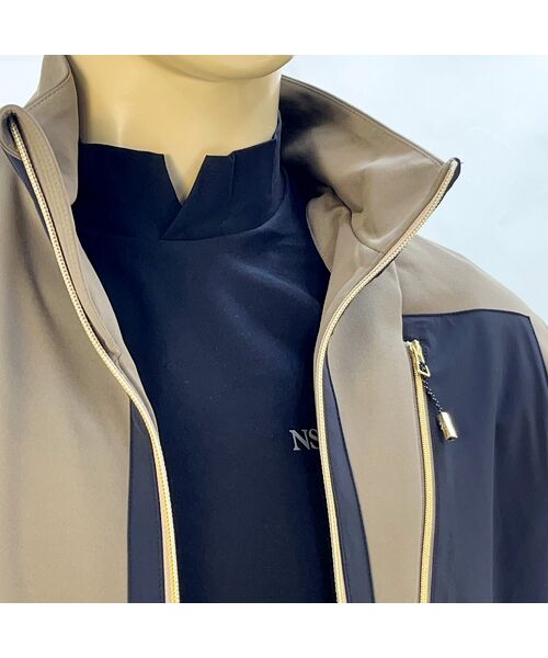 NS23 par Nissa Golf / エヌエス23・パー・ニッサゴルフ その他トップス | 【メンズ】WarmdArt裏フリース×ナイロン布帛ジップアップスウェット | 詳細3