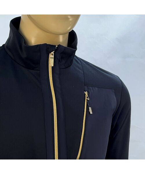 NS23 par Nissa Golf / エヌエス23・パー・ニッサゴルフ その他トップス | 【メンズ】WarmdArt裏フリース×ナイロン布帛ジップアップスウェット | 詳細7