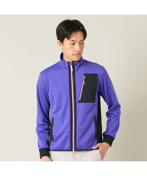 NS23 par Nissa Golf / エヌエス23・パー・ニッサゴルフ その他トップス | 【メンズ】WarmdArt裏フリース×ナイロン布帛ジップアップスウェット | 詳細9