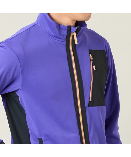 NS23 par Nissa Golf / エヌエス23・パー・ニッサゴルフ その他トップス | 【メンズ】WarmdArt裏フリース×ナイロン布帛ジップアップスウェット | 詳細12