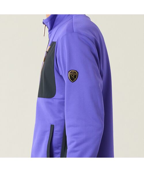 NS23 par Nissa Golf / エヌエス23・パー・ニッサゴルフ その他トップス | 【メンズ】WarmdArt裏フリース×ナイロン布帛ジップアップスウェット | 詳細13