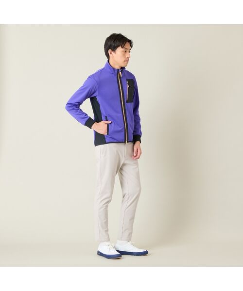 NS23 par Nissa Golf / エヌエス23・パー・ニッサゴルフ その他トップス | 【メンズ】WarmdArt裏フリース×ナイロン布帛ジップアップスウェット | 詳細16