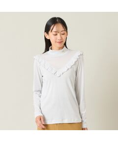 NS23 par Nissa Golf / エヌエス23・パー・ニッサゴルフ カットソー | 【レディース】ラメ入り長袖モックネックインナー