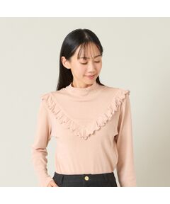 NS23 par Nissa Golf / エヌエス23・パー・ニッサゴルフ カットソー | 【レディース】ラメ入り長袖モックネックインナー