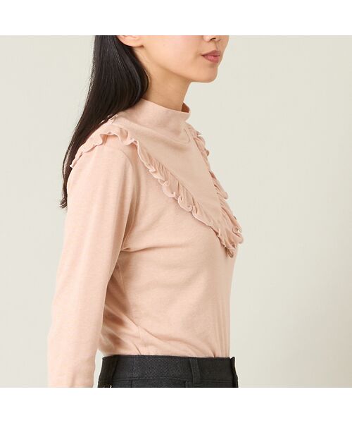 NS23 par Nissa Golf / エヌエス23・パー・ニッサゴルフ カットソー | 【レディース】ラメ入り長袖モックネックインナー | 詳細8