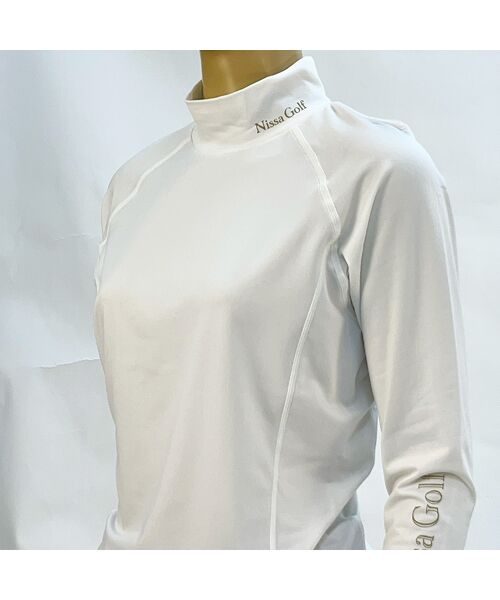 NS23 par Nissa Golf / エヌエス23・パー・ニッサゴルフ カットソー | 【レディース】アドエルムコンプレッションモックネックインナー | 詳細1