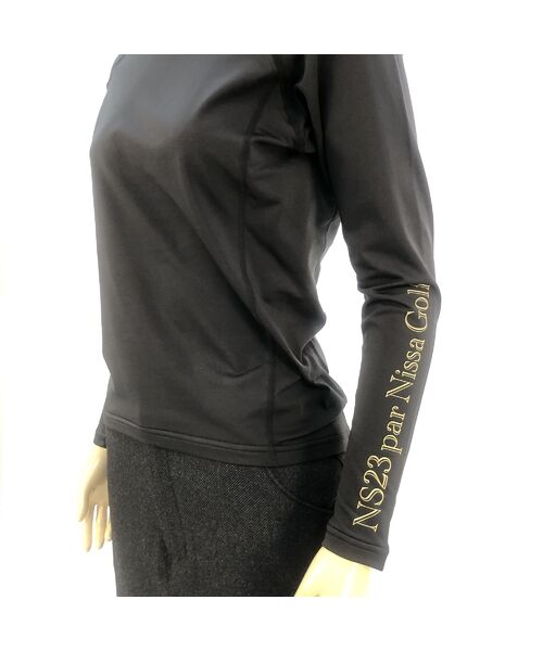 NS23 par Nissa Golf / エヌエス23・パー・ニッサゴルフ カットソー | 【レディース】アドエルムコンプレッションモックネックインナー | 詳細7