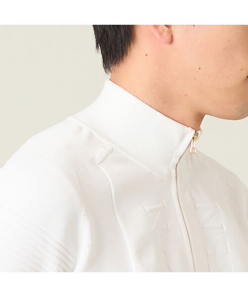 NS23 par Nissa Golf / エヌエス23・パー・ニッサゴルフ ニット・セーター | 【メンズ】ホールガーメント長袖ニットトップス | 詳細4