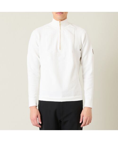 NS23 par Nissa Golf / エヌエス23・パー・ニッサゴルフ ニット・セーター | 【メンズ】ホールガーメント長袖ニットトップス | 詳細5