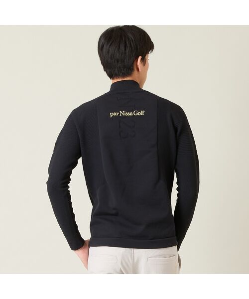 NS23 par Nissa Golf / エヌエス23・パー・ニッサゴルフ ニット・セーター | 【メンズ】ホールガーメント長袖ニットトップス | 詳細11