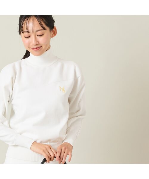 NS23 par Nissa Golf / エヌエス23・パー・ニッサゴルフ ニット・セーター | 【レディース】ホールガーメント長袖ニットトップス | 詳細4