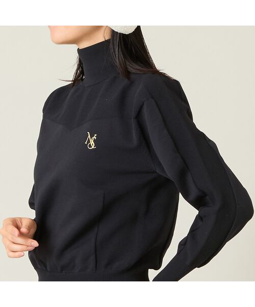 NS23 par Nissa Golf / エヌエス23・パー・ニッサゴルフ ニット・セーター | 【レディース】ホールガーメント長袖ニットトップス | 詳細5