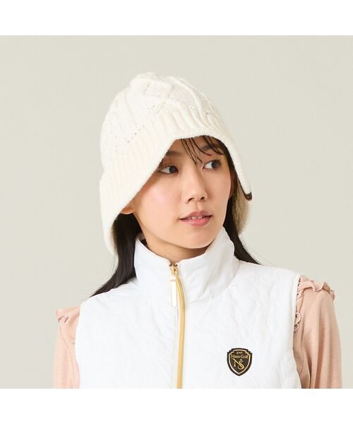 NS23 par Nissa Golf / エヌエス23・パー・ニッサゴルフ ハット | チューリップニットハット | 詳細1