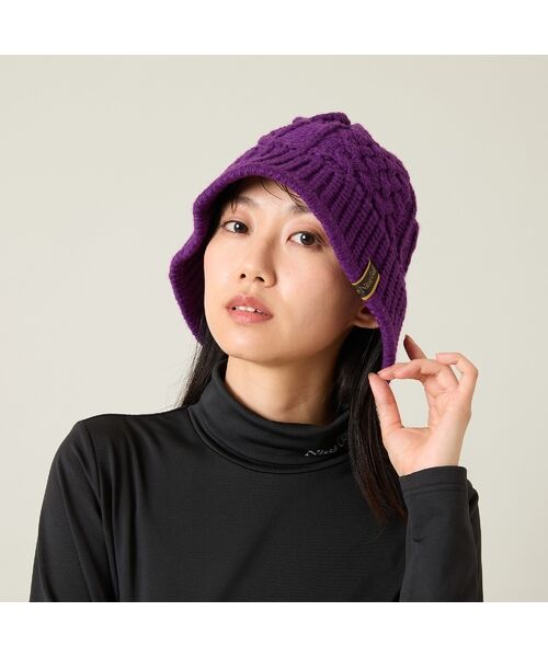 NS23 par Nissa Golf / エヌエス23・パー・ニッサゴルフ ハット | チューリップニットハット | 詳細7