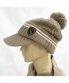 NS23 par Nissa Golf / エヌエス23・パー・ニッサゴルフ スポーツグッズ | 【取り外し可能】ポンポン付きニットキャップ